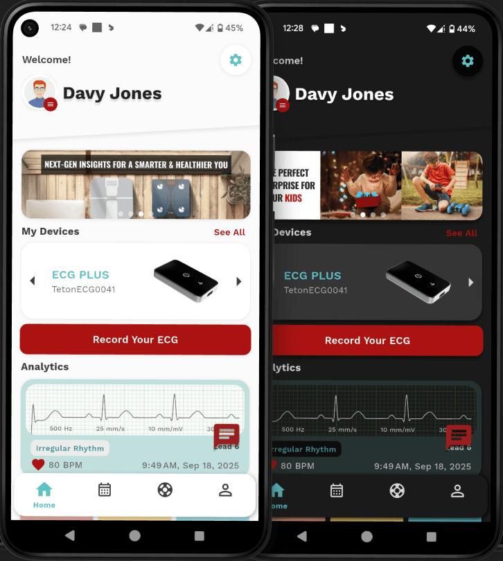 Dedicated ECG App
